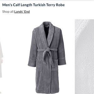 Mens Lands End Robe
